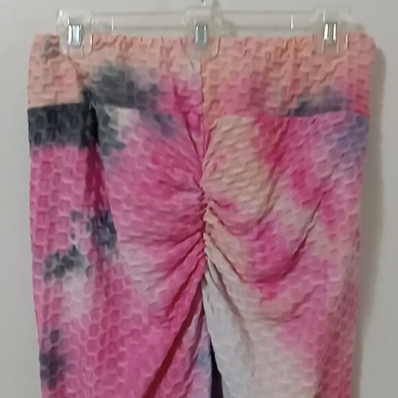 Yoga/Atheletic Ruched/Scrunched Butt Lifting Leggings Jolie & Joy Size 3x GUC  - - Picture 4 of 12